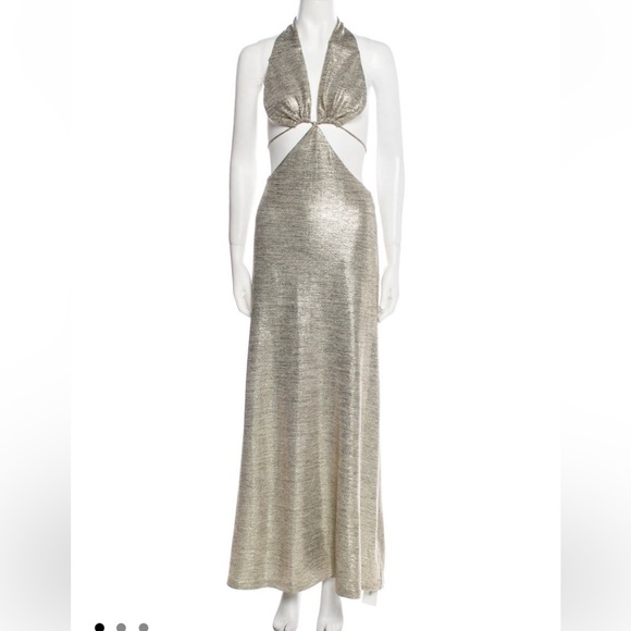 SIGNIFICANT OTHER Chloe Maxi Dress in Gold - Picture 3 of 7